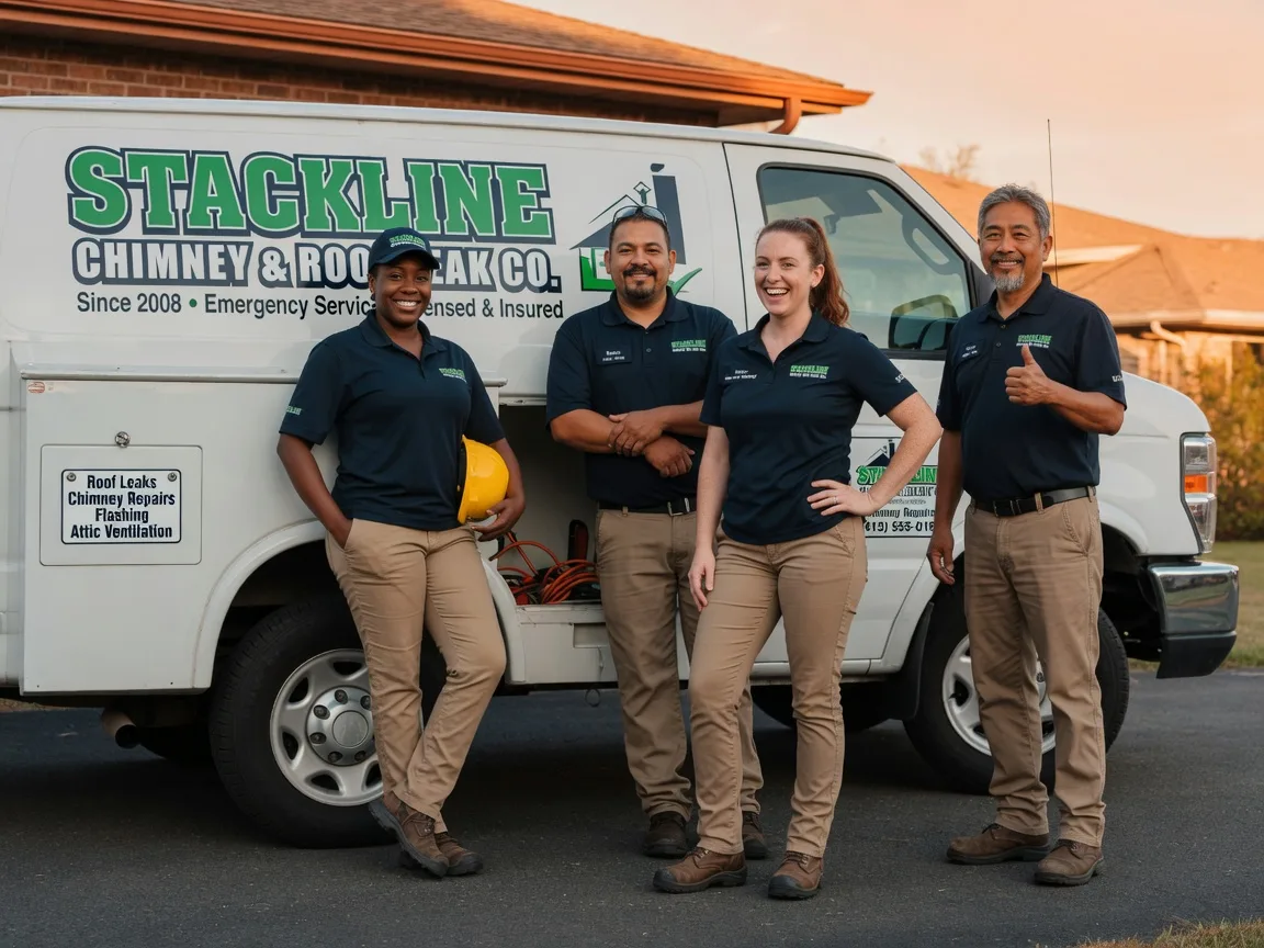Chimney flashing repair company in Millican, TX